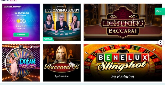 Join PlayOJO Casino Canada PlayOJO Live Casino