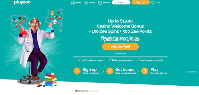 Playzee Casino Canada review Playzee Casino Canada