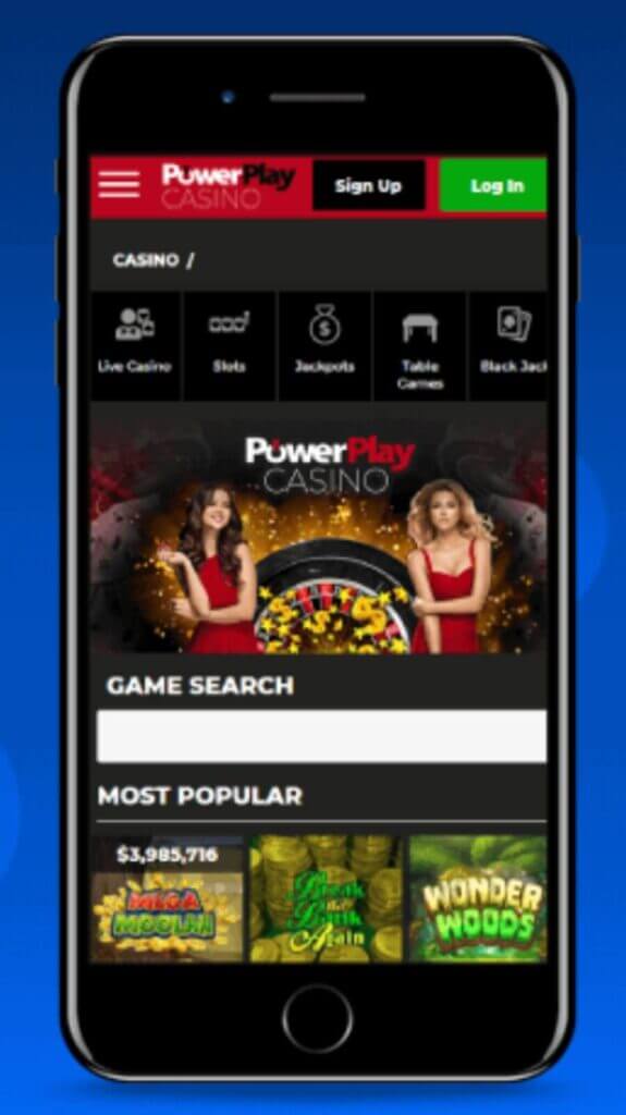 powerplay on mobile canada casino