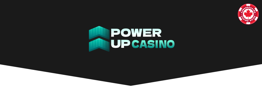power up logo banner canada casino
