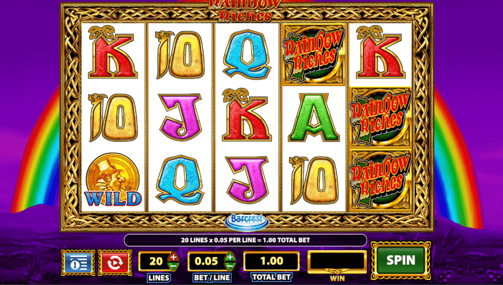 rainbow riches theme slot review Barcrest canada casino