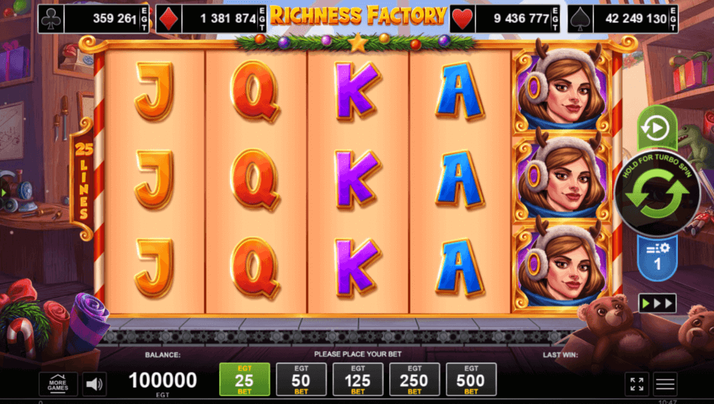 richness factory slot amusnet provider review canada casino