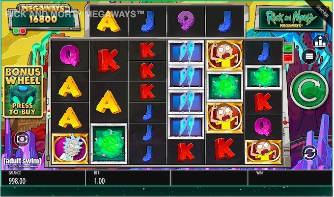 Play Rick and Morty! Rick and Morty Megaways slot