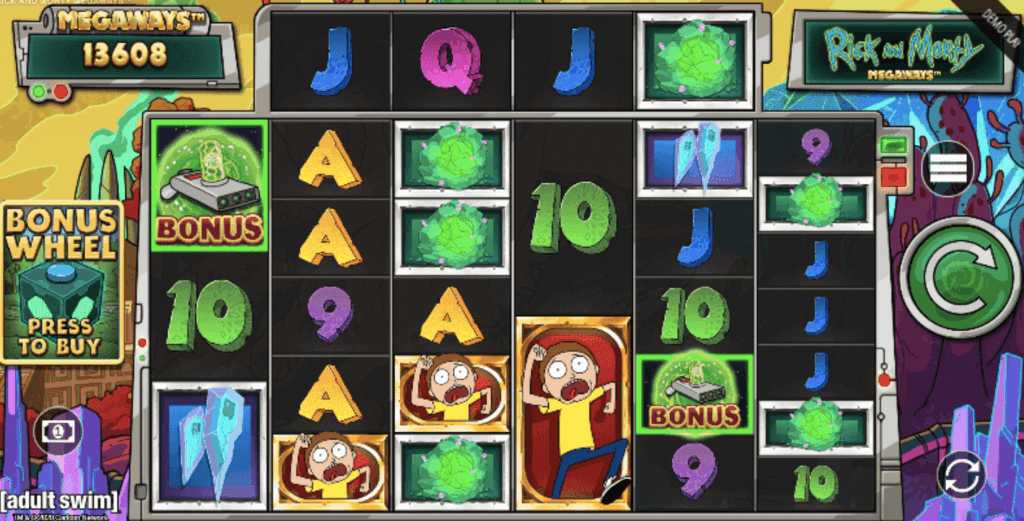 rick and morty megaways slot canada casino slots
