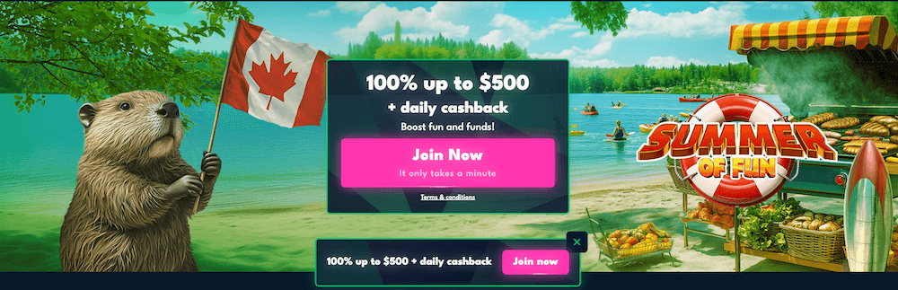 Rocket Riches Canada Welcome Bonus