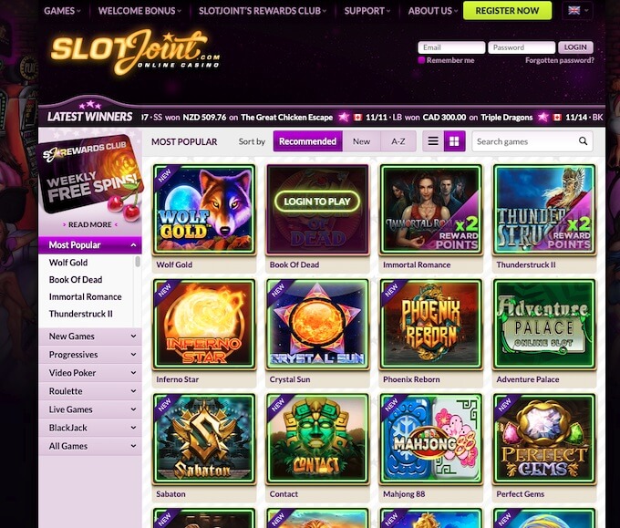SlotJoint casino review
