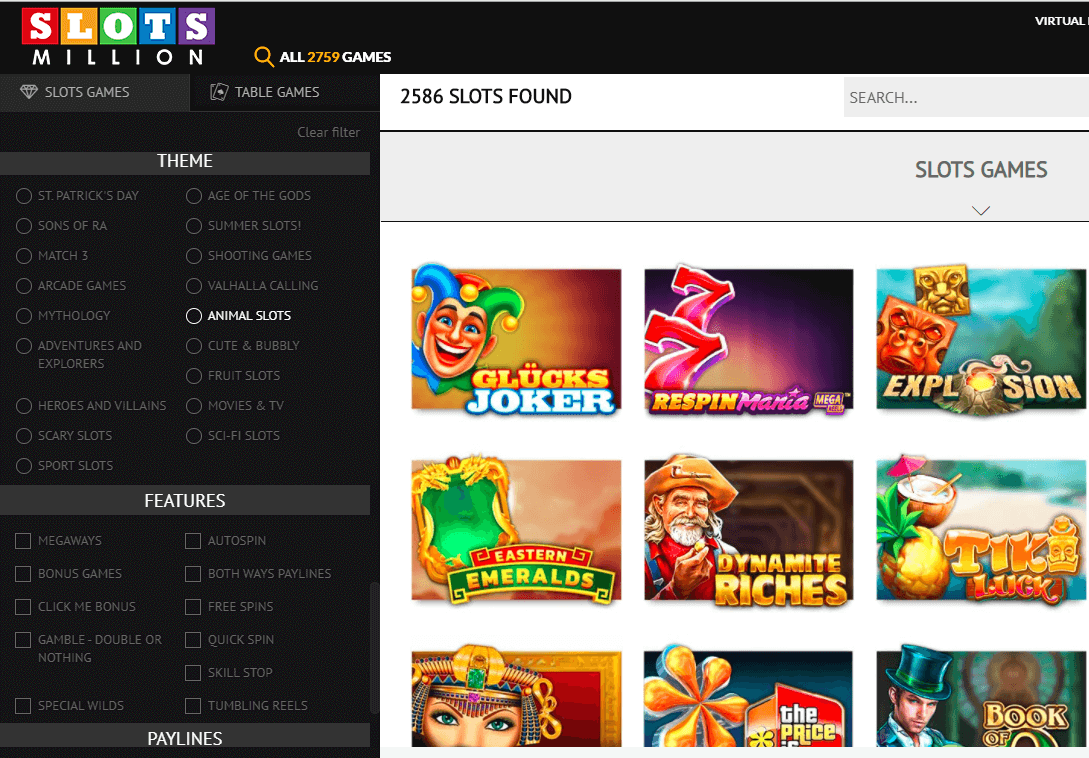 Try SlotsMillion SlotsMillions Games