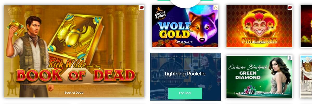 Play with Sloty Casino! Sloty Casino games