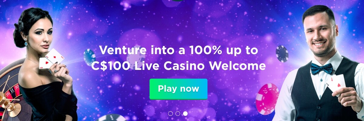 Spela Live casino bonus