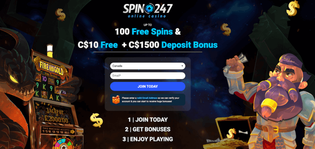 Spin247 Exclusive Welcome Bonus 