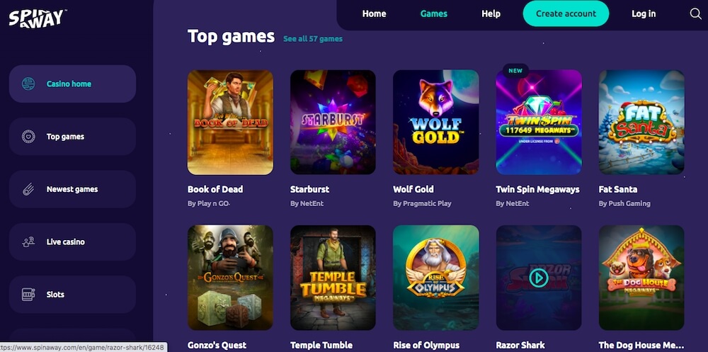 Spin Away Casino Spin Away Casino Games