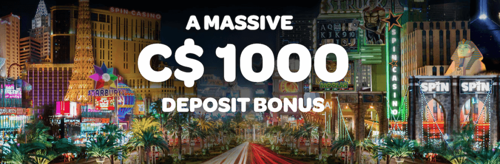 spin casino canada welcome bonus