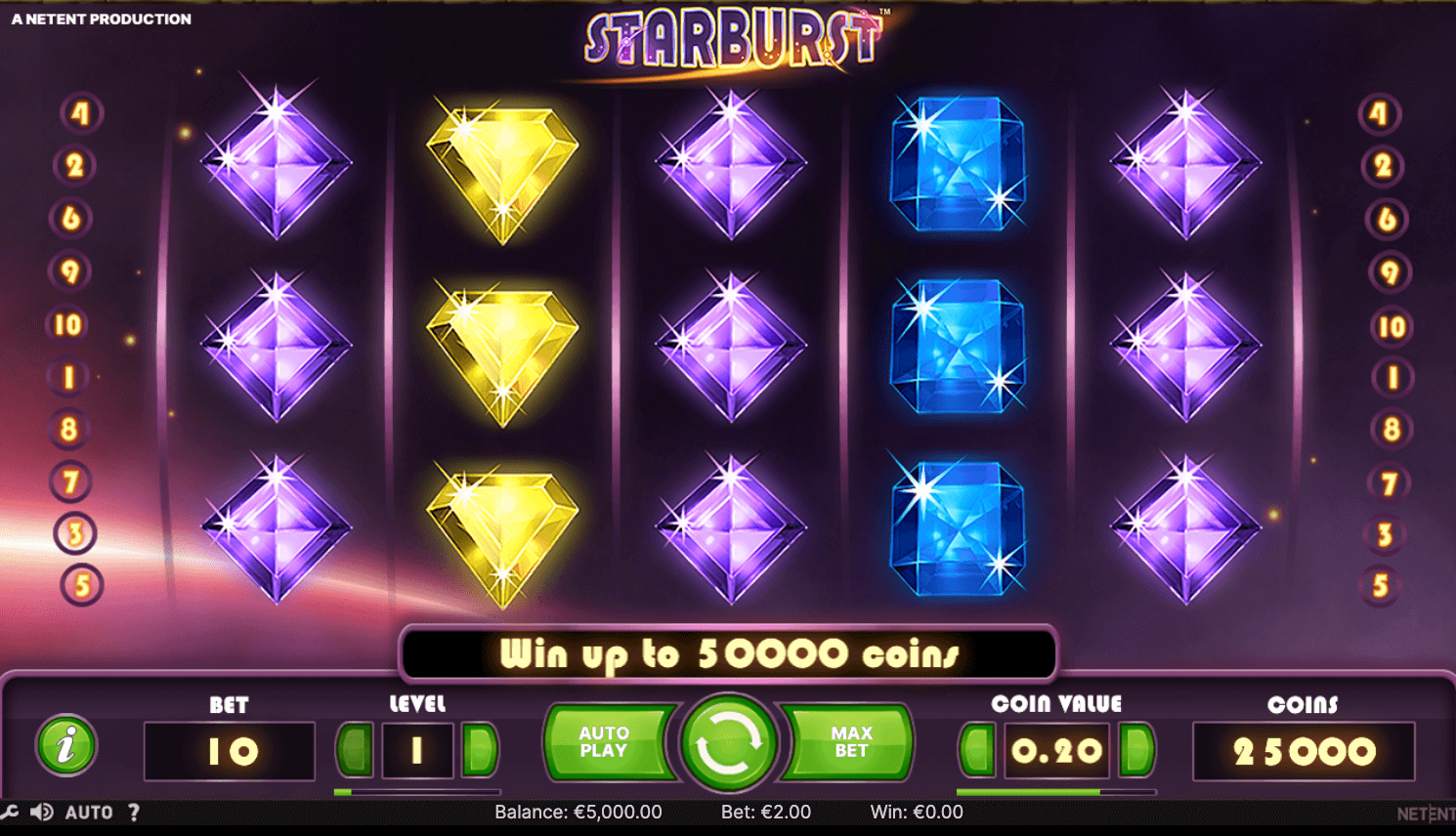 starburst netent provider review canada casino