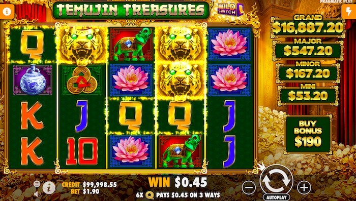 Play Temujin Treasures Temujin Treasures slot
