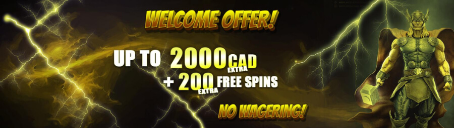 thor casino welcome offer - canada casino