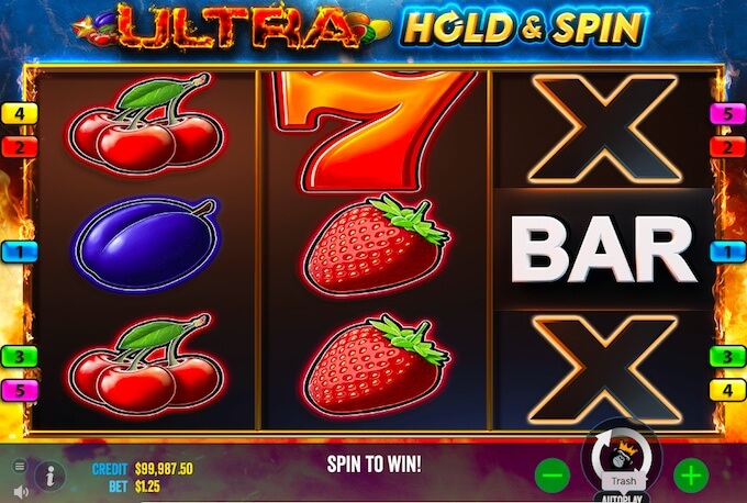 Ultra Hold and Spin Slot