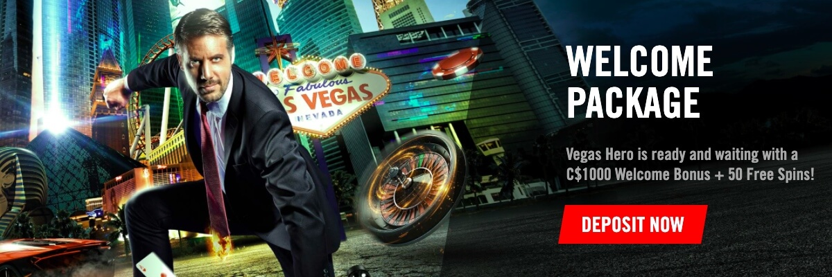 Vegas Hero Welcome bonus 