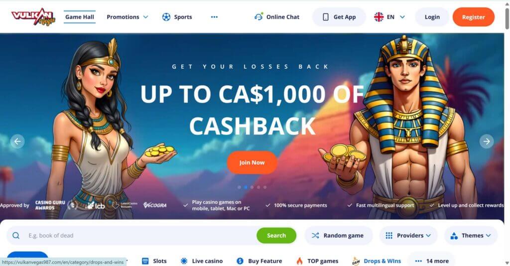 Vulkan Vegas preview