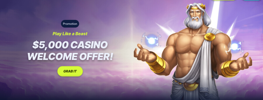 welcome bonus at BetBeast - Canada Casino