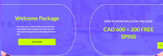 WestCasino bonus WestCasino bonus package