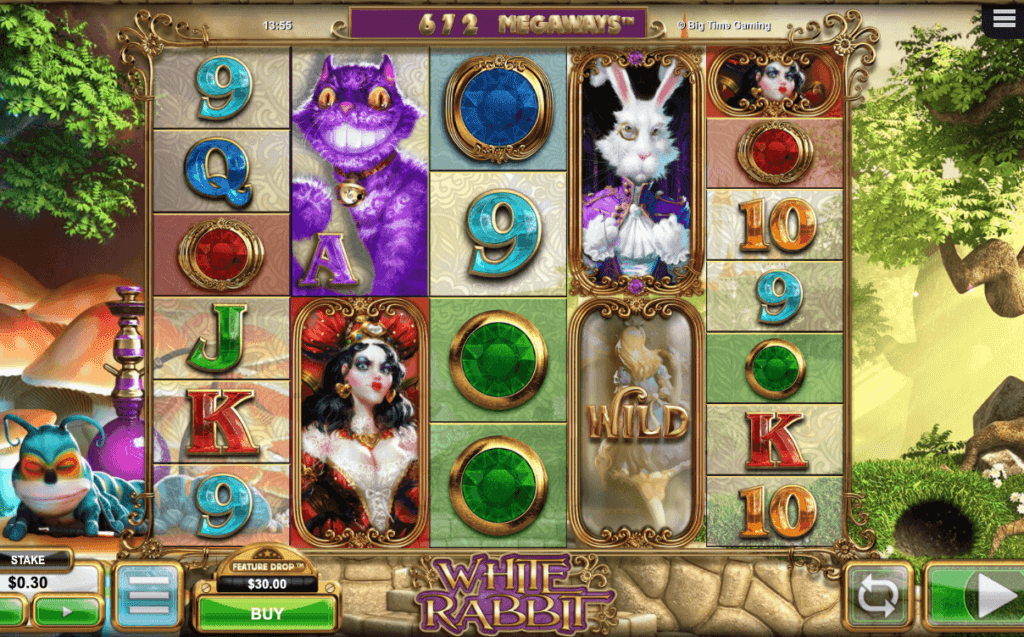 white rabbit slot big time gaming review canada casino
