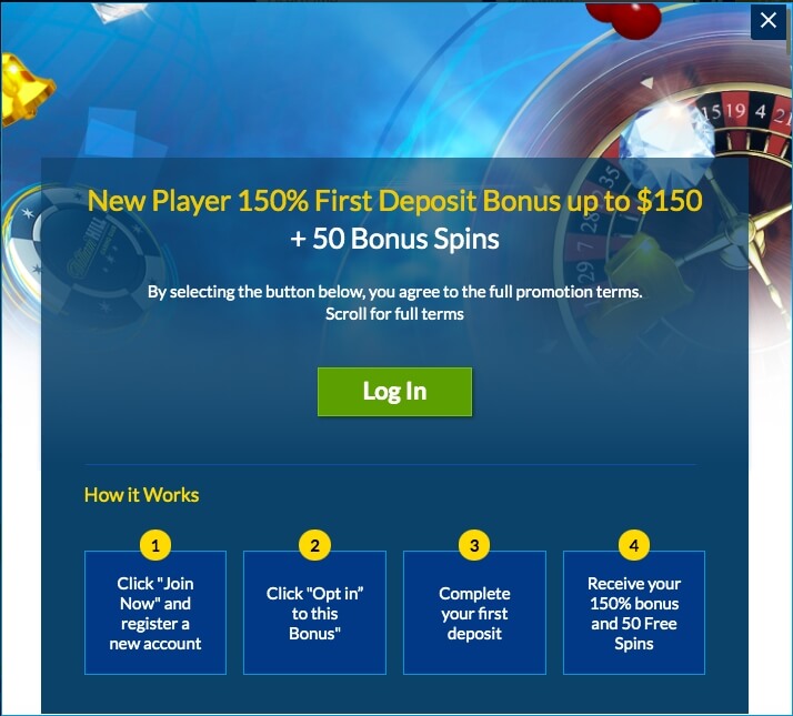 william hill casino bonus