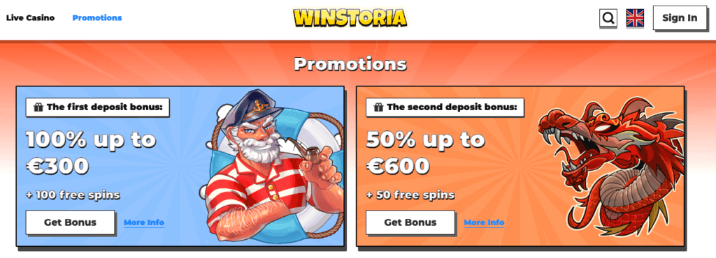winstoria best payout casino canada