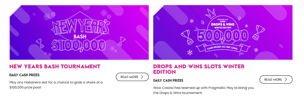 wow casino promotions