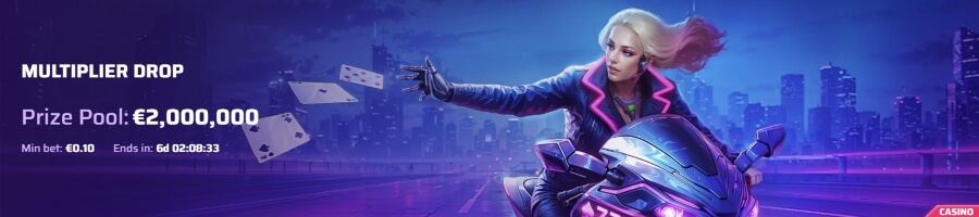 Roby Casino multiplier drop Tournament
